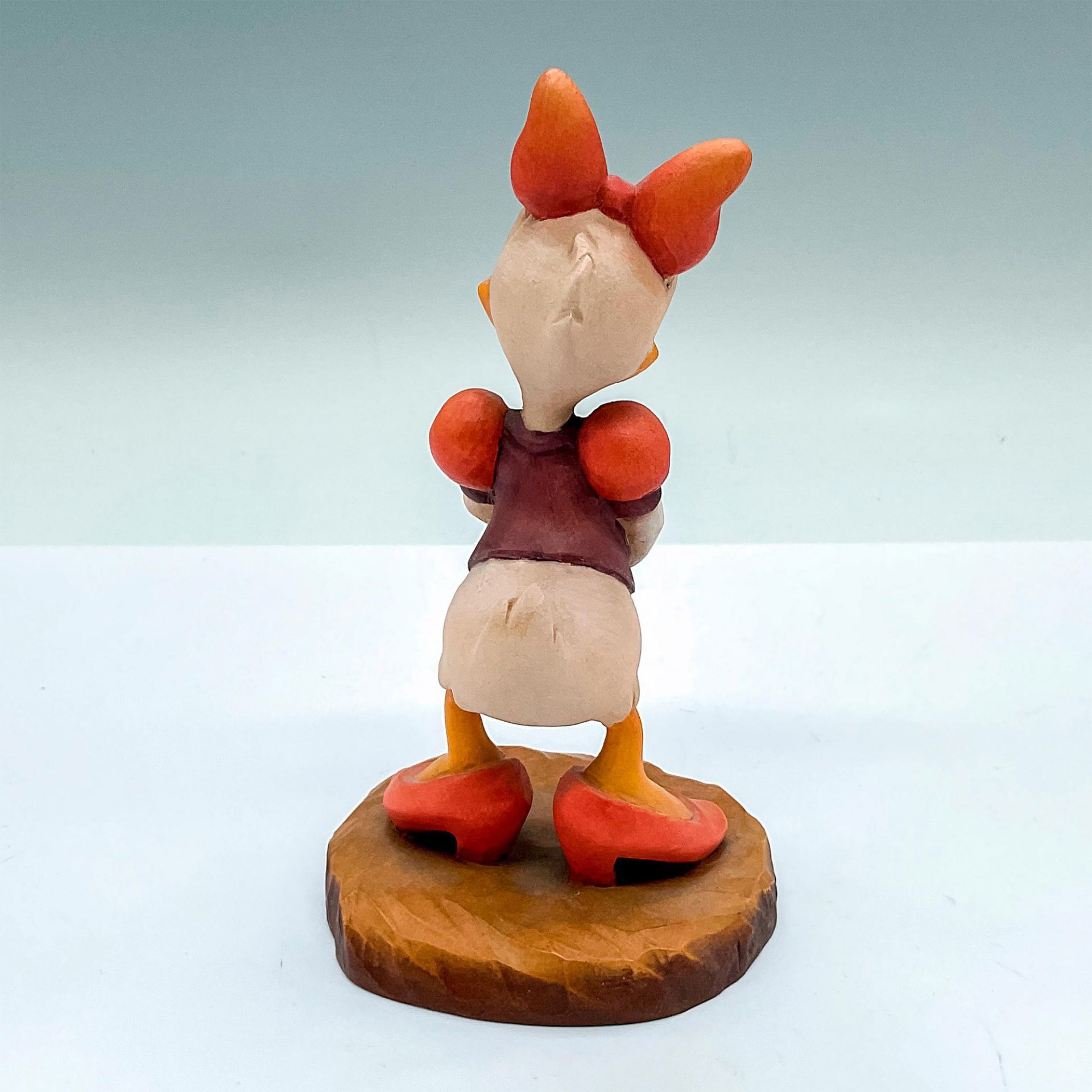 Anri Walt Disney Wooden Figurine, Daisy Duck - Image 2 of 3