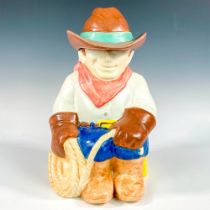 Treasure Craft Ceramic Cowboy Cookie Jar