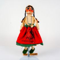 Mexican Folk Art Mixed Media Marionette, Female