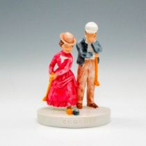 Sebastian Miniatures Ceramic Figurine, Croquet