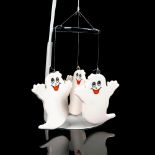 Vintage Russ Mini Ghost Trio Halloween Wind Chimes