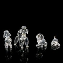 4pc Swarovski Crystal Figurines