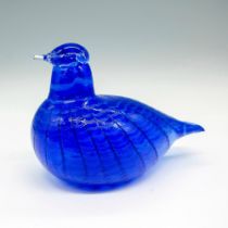 iittala Oiva Toikka Art Glass Figurine, Blue Bird