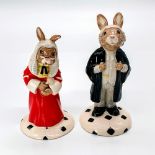 2pc Bunnykins by Royal Doulton Figures Lawyer and Judge