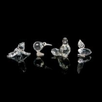 4pc Swarovski Crystal Figurines