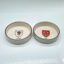 Pair of Family Crests Ceramic Clan Bowls