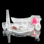 9pc Waterford Crystal Pieces & Tray