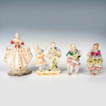 4pc China Victorian Figurines