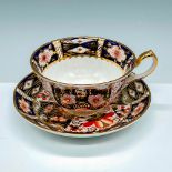 2pc Royal Crown Derby Porcelain, Teacup and Saucer