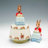 2pc Royal Doulton Bunnykins, Happy Birthday DB21