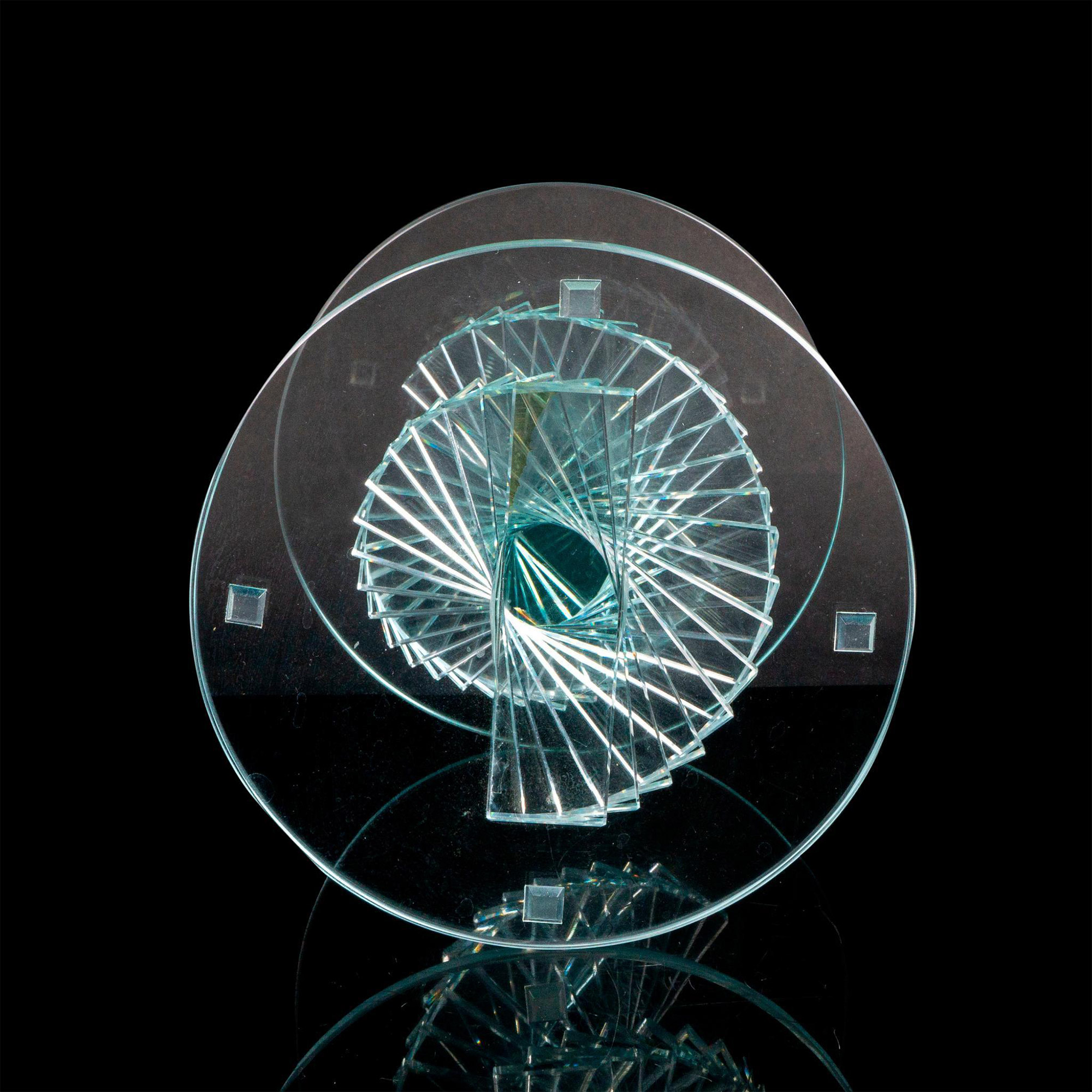 Helix Spiral Modern Glass Base - Bild 3 aus 3