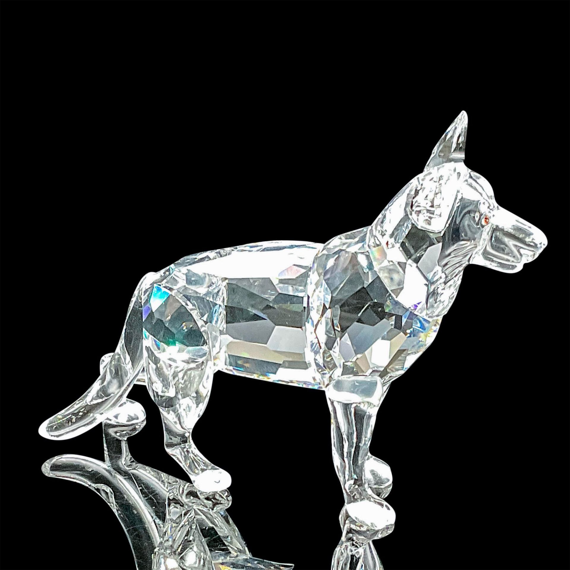 Swarovski Crystal Figurine, German Shepherd 235484 - Image 2 of 3