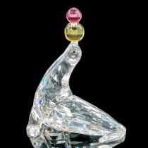 Swarovski Crystal Figurine, Seal Playing