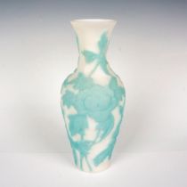 Consolidated Phoenix Glass Vase, Peonies