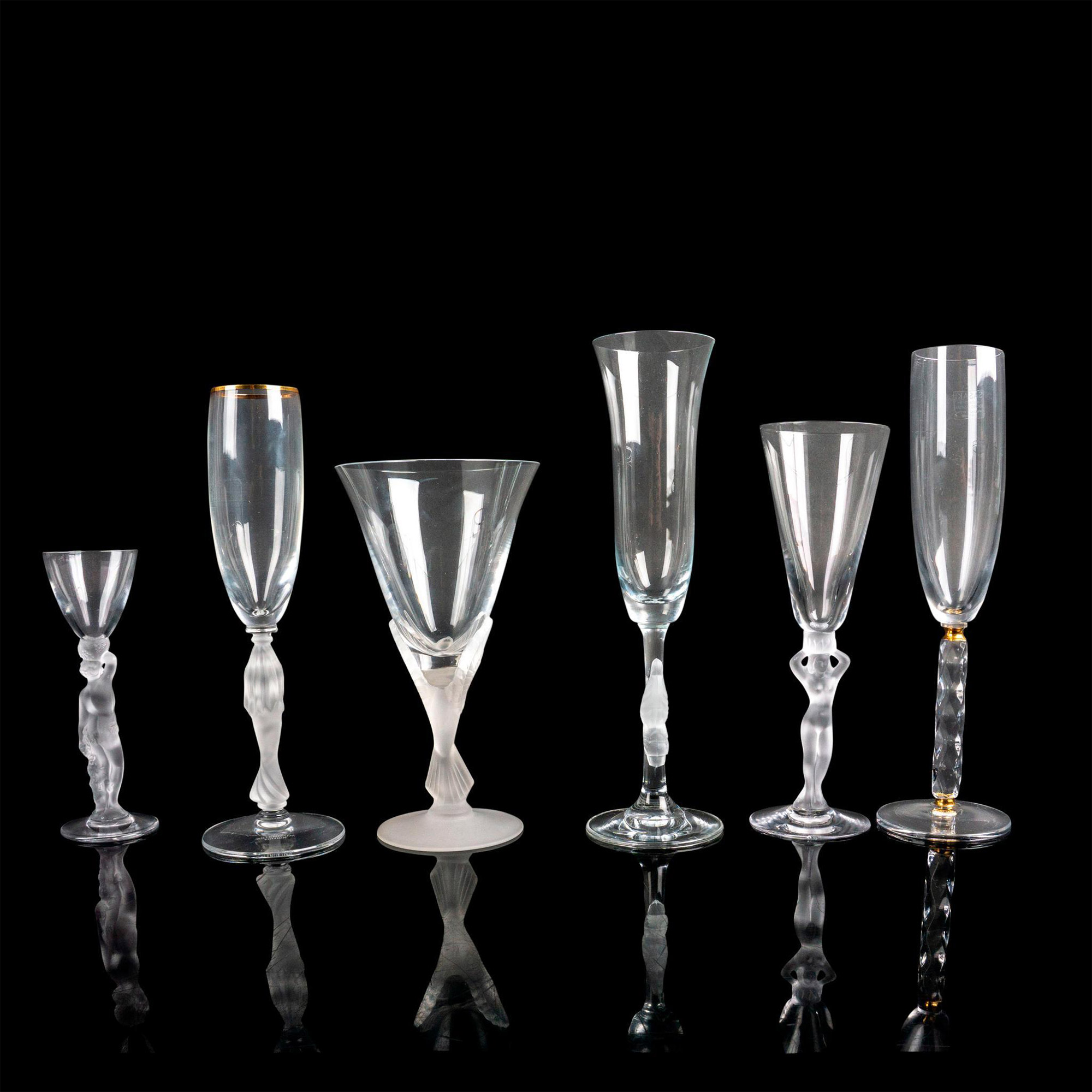 6pc Assortment of Champagne, Wine, and Water Stemware - Image 2 of 2