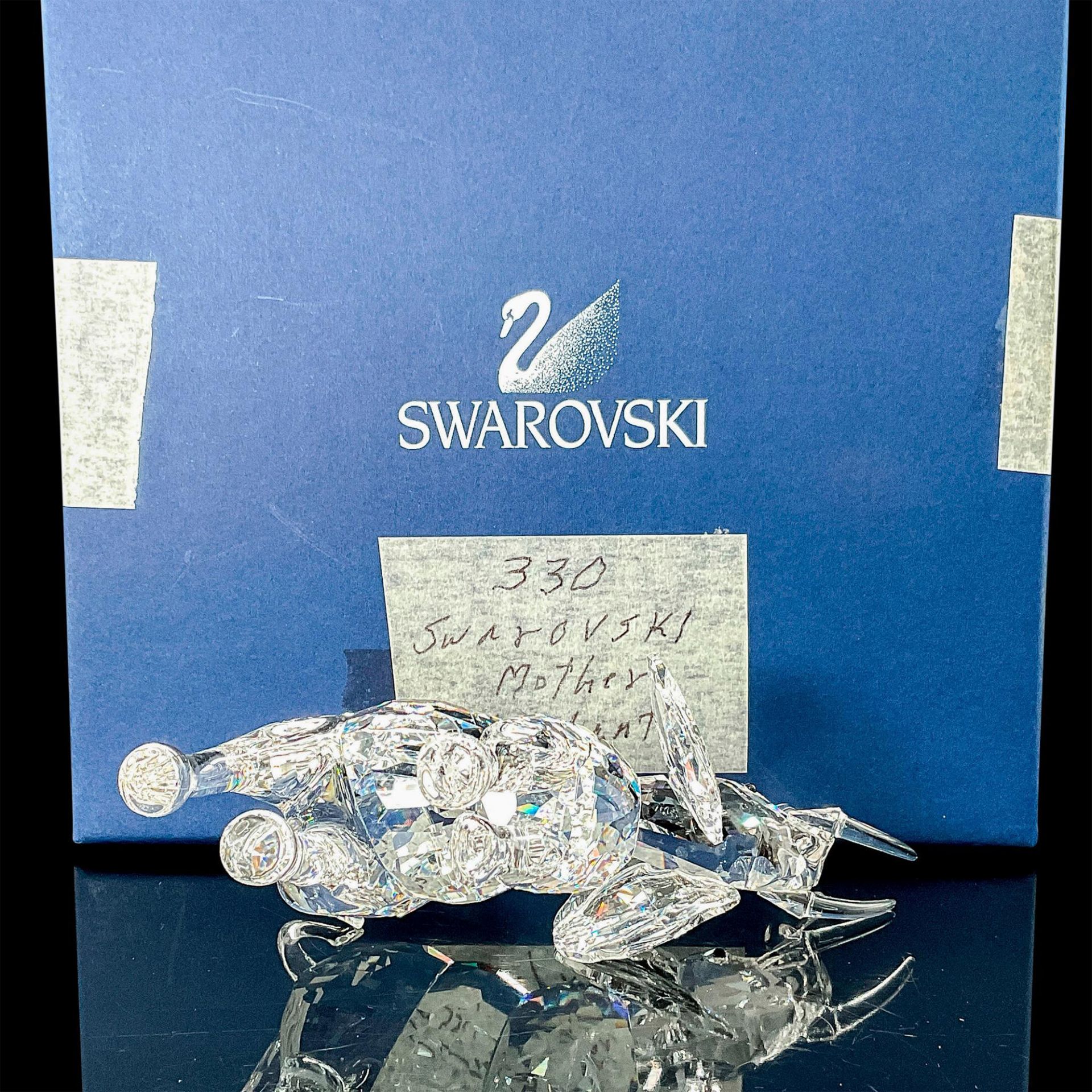 Swarovski Crystal Figurine, Mother Elephant - Image 3 of 3