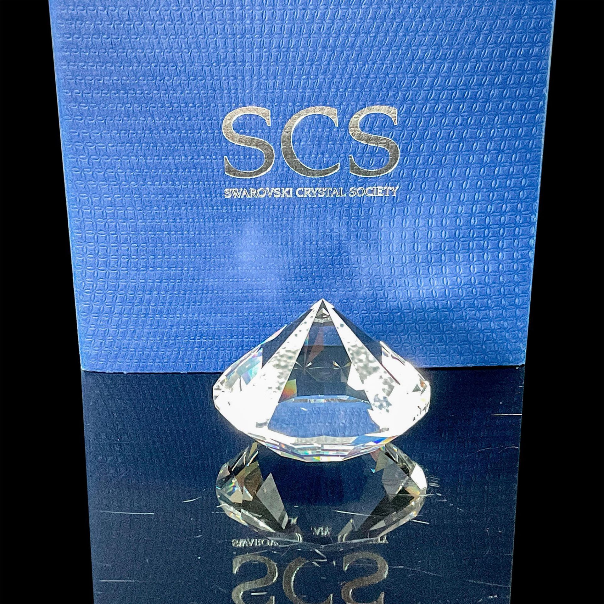 Swarovski Crystal SCS Figurine, Chaton Ocean Wave Facets - Bild 3 aus 3