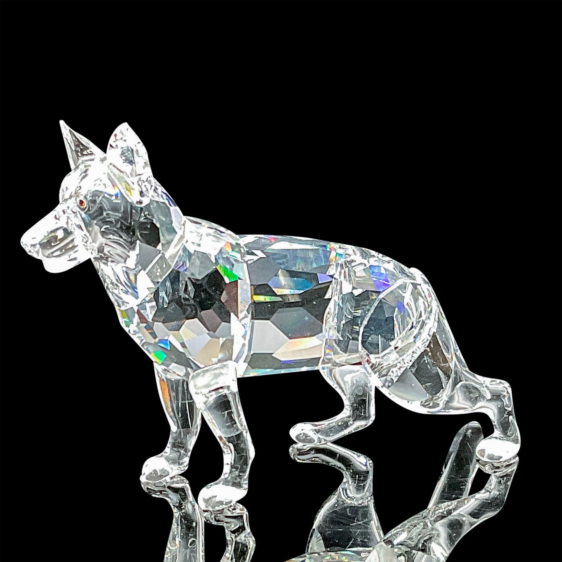 Swarovski Crystal Figurine, German Shepherd 235484