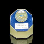 Swarovski SCS 1987 Charter Member Paperweight and Stand