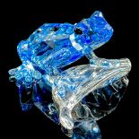 Swarovski Crystal Figurine, Blue Dart Frog