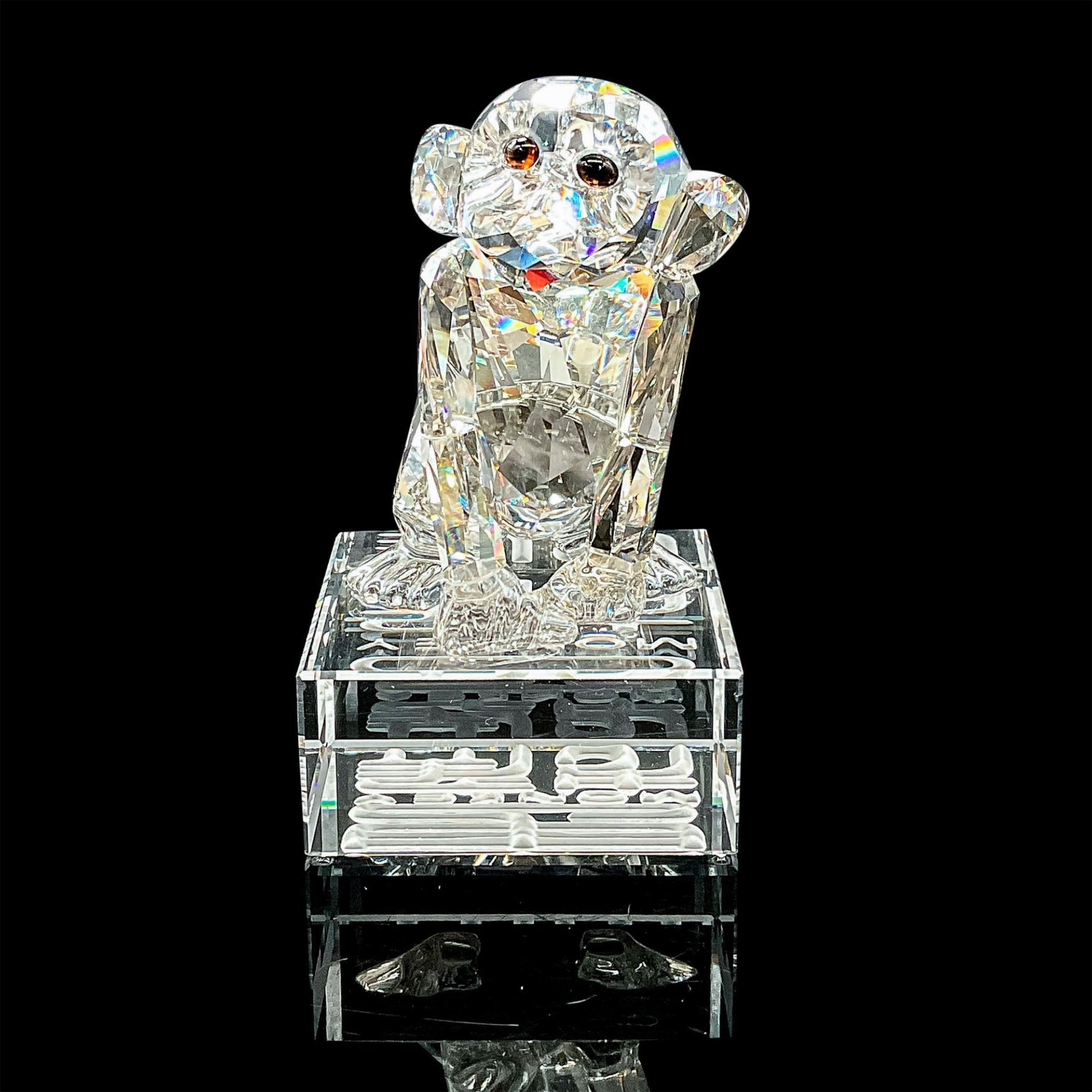 Swarovski Crystal Figurine, Zodiac Monkey