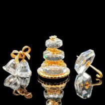 3pc Swarovski Crystal Memories Mini Figurines