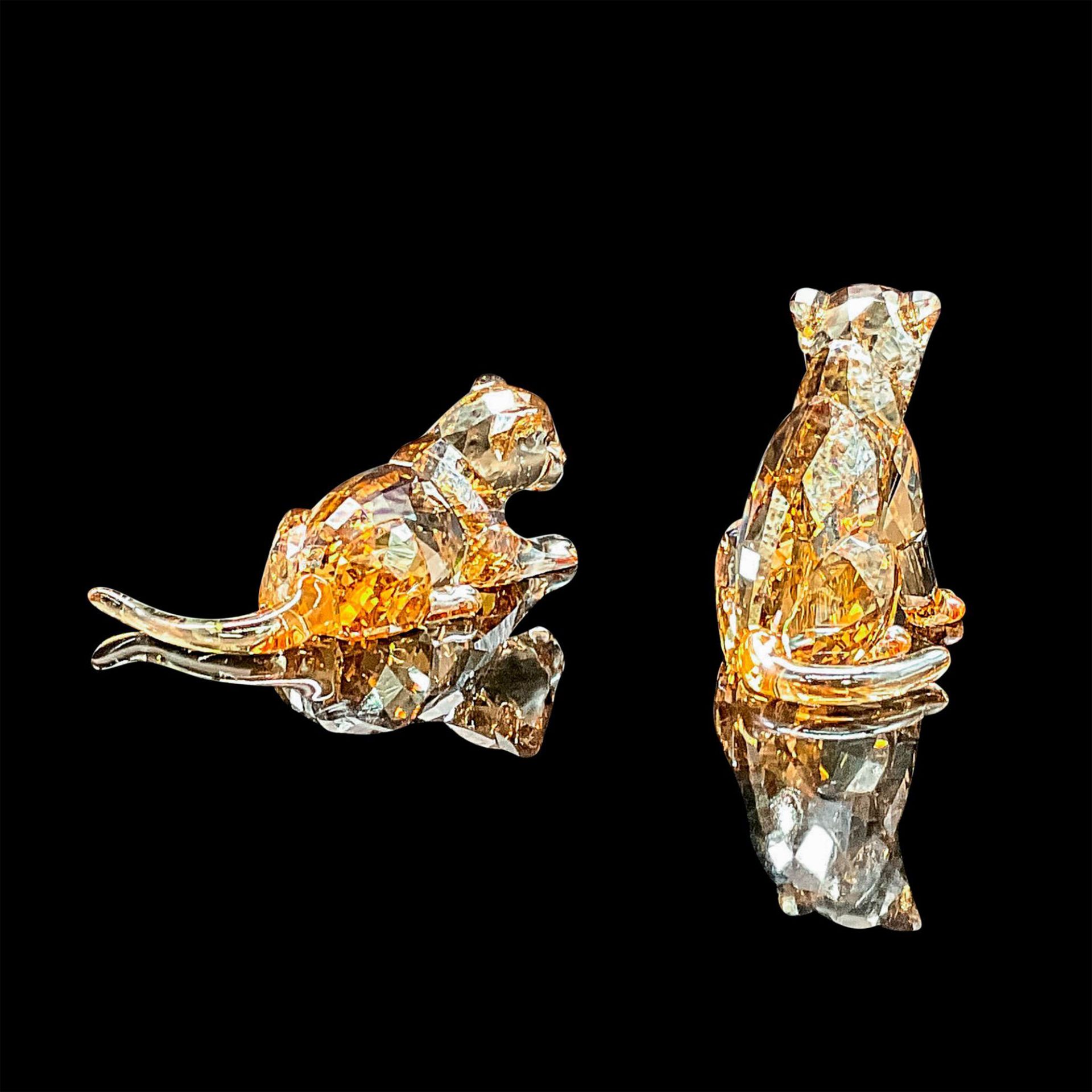 Swarovski Crystal Figurine, Leopard Cubs with Box - Bild 2 aus 4