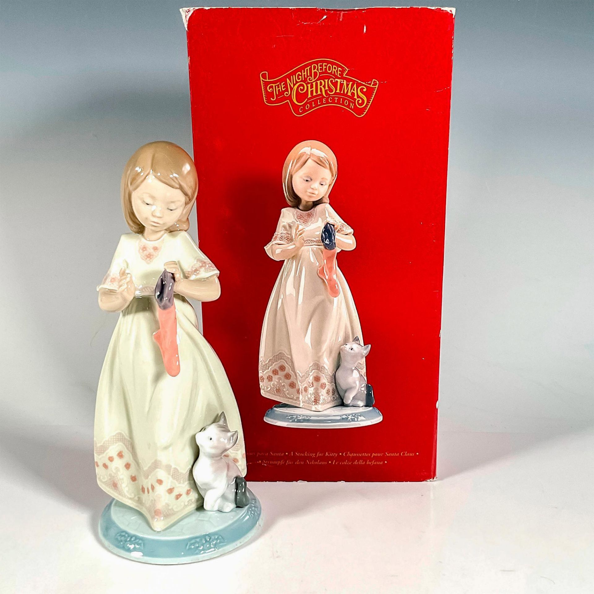 A Stocking For Kitty 1006669 - Lladro Porcelain Figurine - Bild 4 aus 4