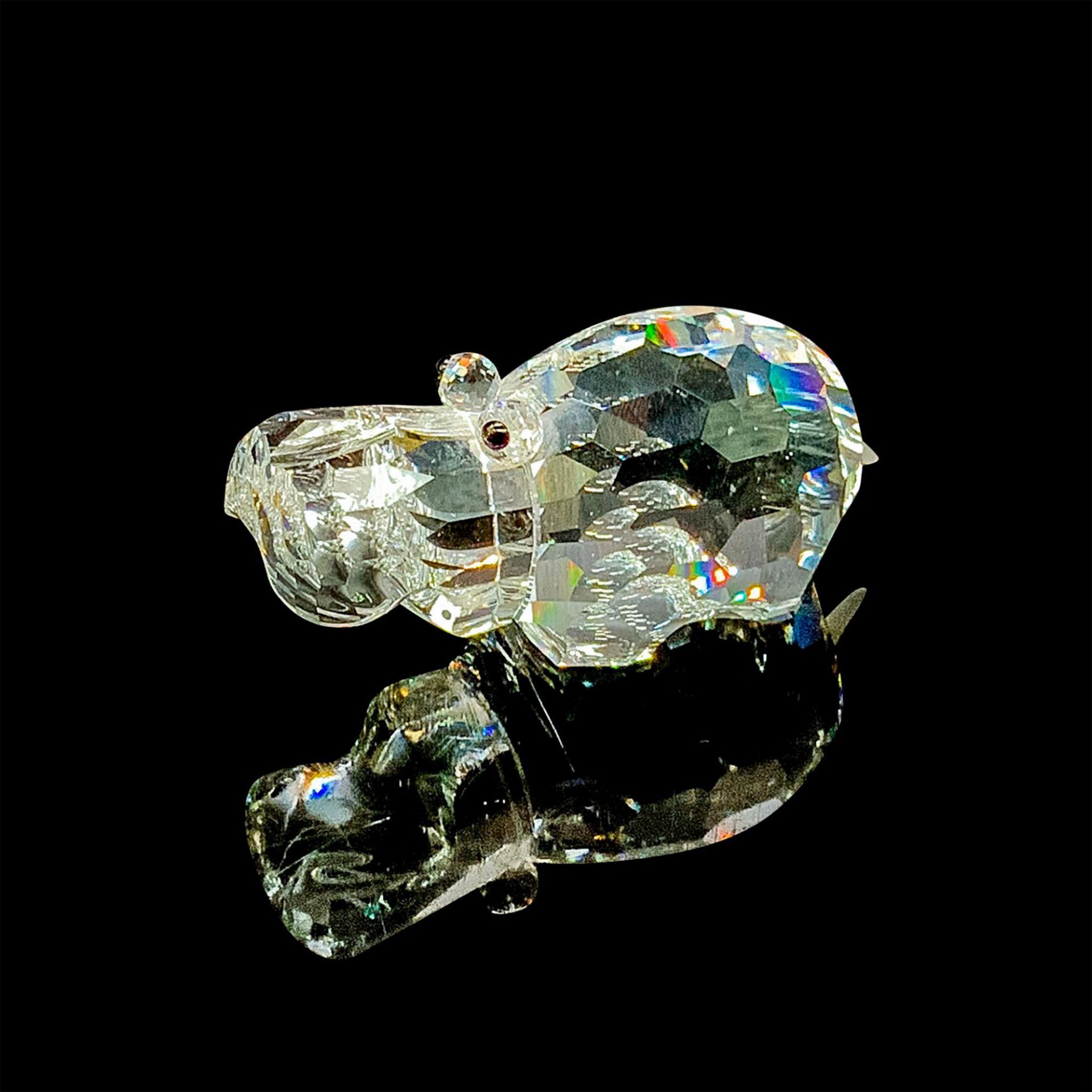 Swarovski Crystal Figurine, Large Hippopotamus 015187