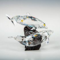 Swarovski Crystal Figurine, Dolphins 955350