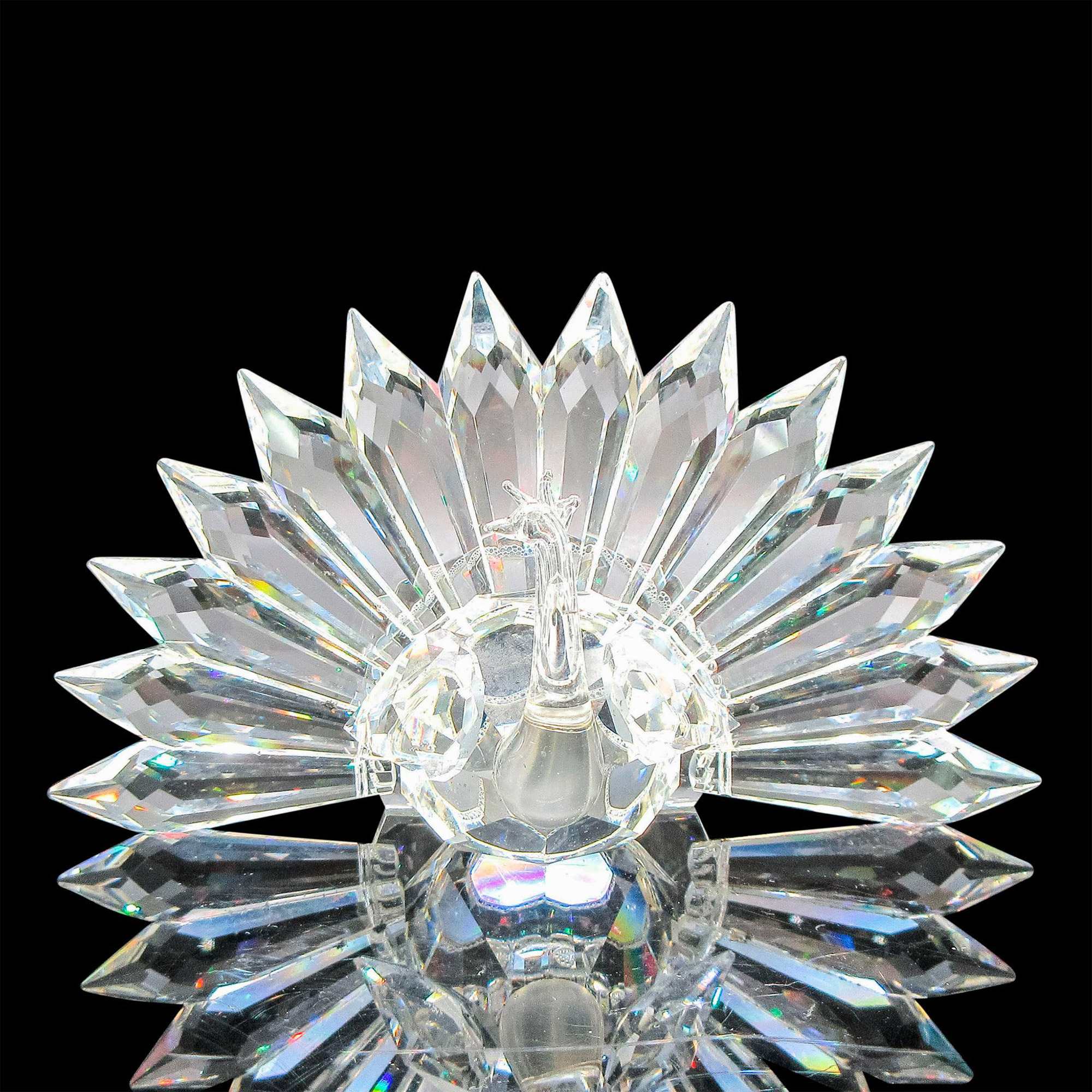 Iris Arc Crystal Figurine, Peacock