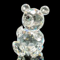 Swarovski Crystal Figurine, Bear Seated Small