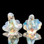 2pc Swarovski Crystal Figurines, Turtledoves 1143415
