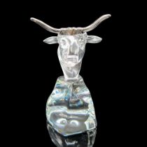 Ebeling & Reuss Crystal Figurine by Swarovski, Longhorn