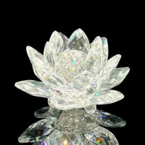 Swarovski Silver Crystal Candleholder, Small Waterlily