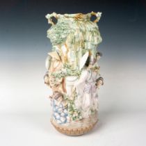 Lladro Porcelain Vase, Japanese Vase 1001536 - Lladro Porcelain Vase