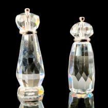 Swarovski Crystal Mini Figurines, Salt and Pepper Mills