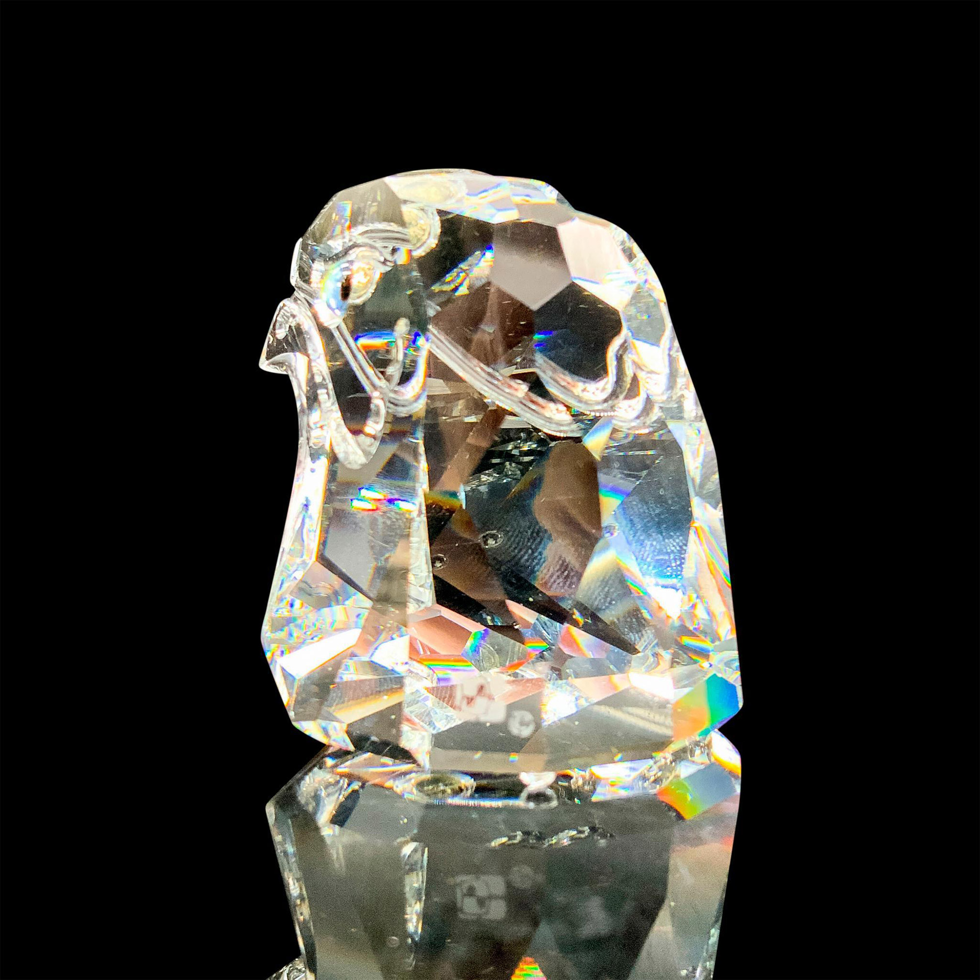 Swarovski Crystal Figurine, Falcon Head 013829 - Image 2 of 3