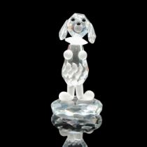 Crystal World Figurine, Large Poodle