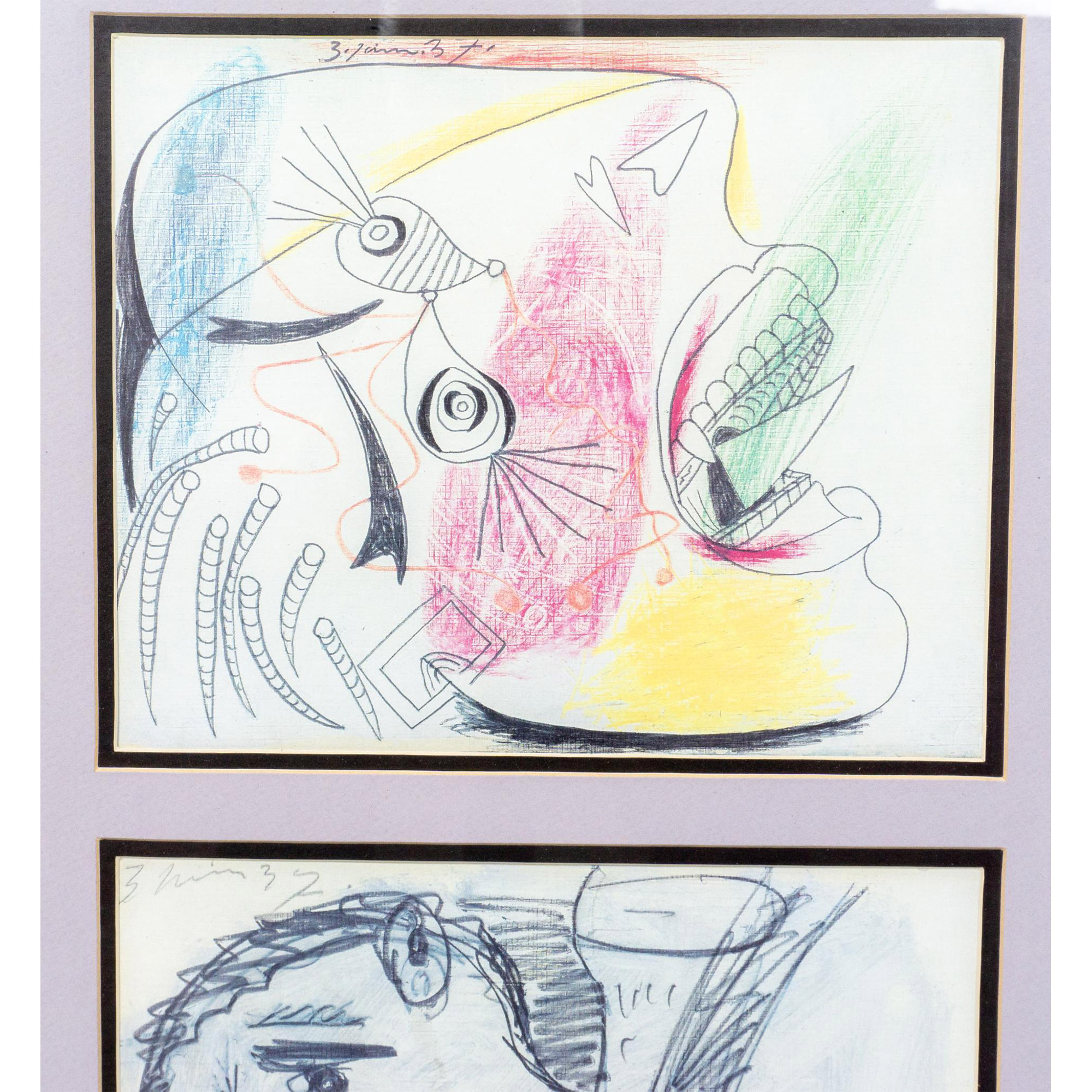 After Picasso, Offset Color Lithographs on Paper - Image 3 of 6