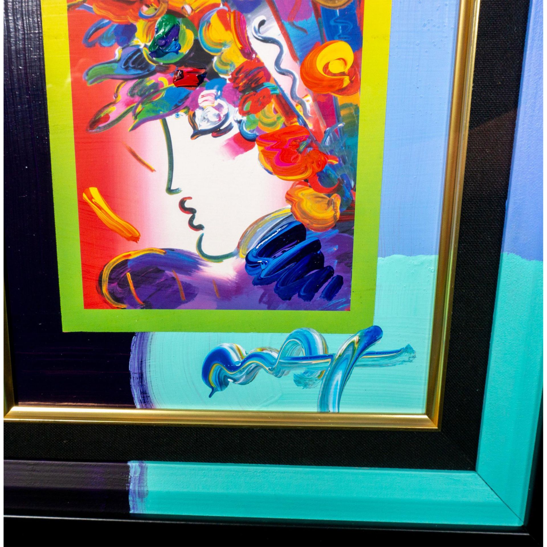 Peter Max, Original Mixed Media with Acrylic on Paper Signed - Bild 3 aus 4