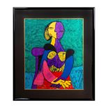 After Pablo Picasso Silk Scarf, Framed