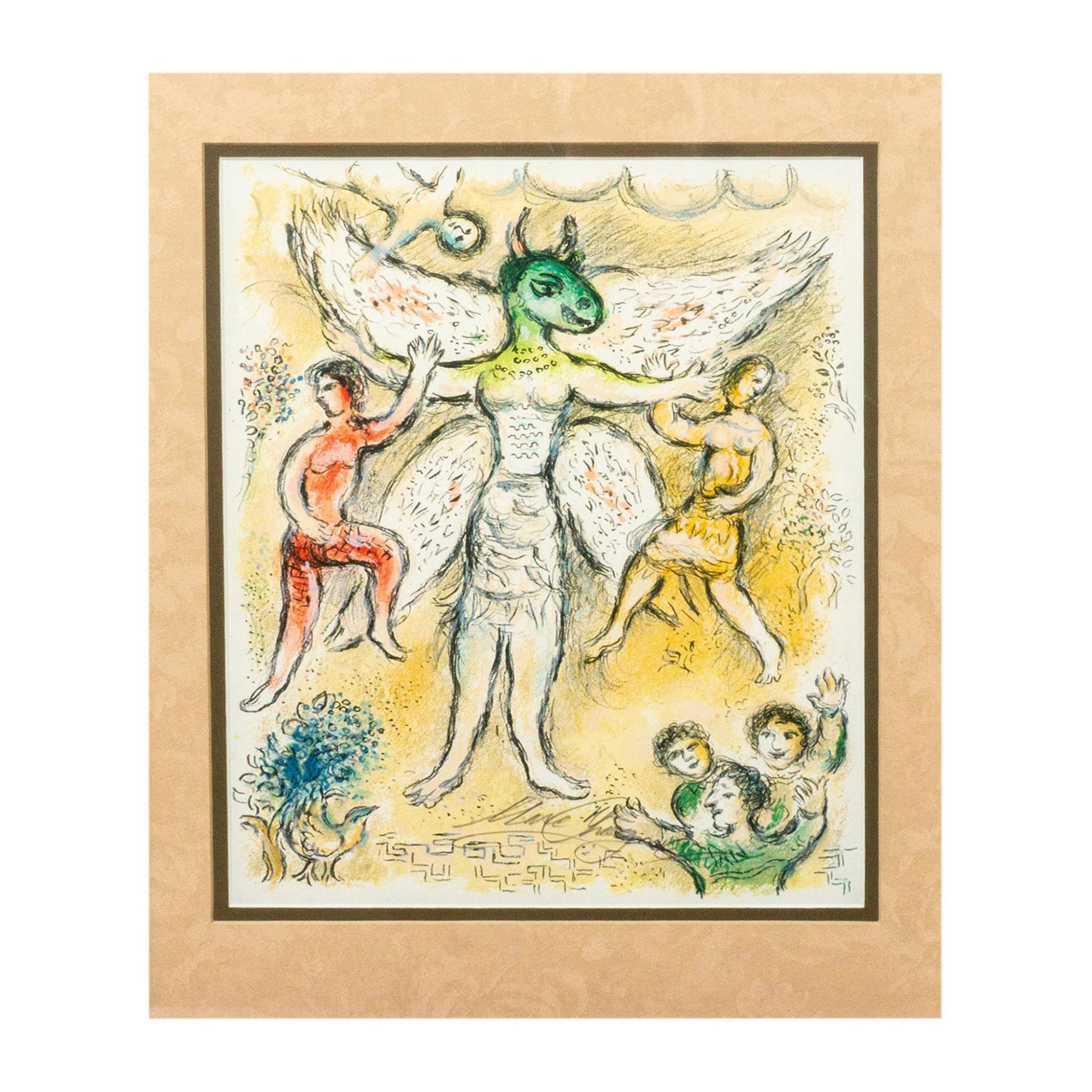 Marc Chagall, Color Lithograph, Homer's Odyssey, Signed - Bild 2 aus 6