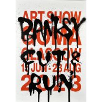 Bansky (b. 1974) Poster Print Cut and Run Graffiti