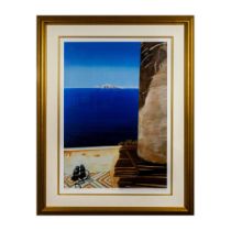 Pierre Montant, Original Serigraph on Paper, Greece, Signed
