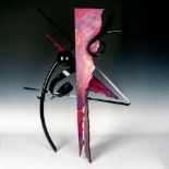 Delos Van Earl, Abstract Painted Metal Sculpture, Harmony