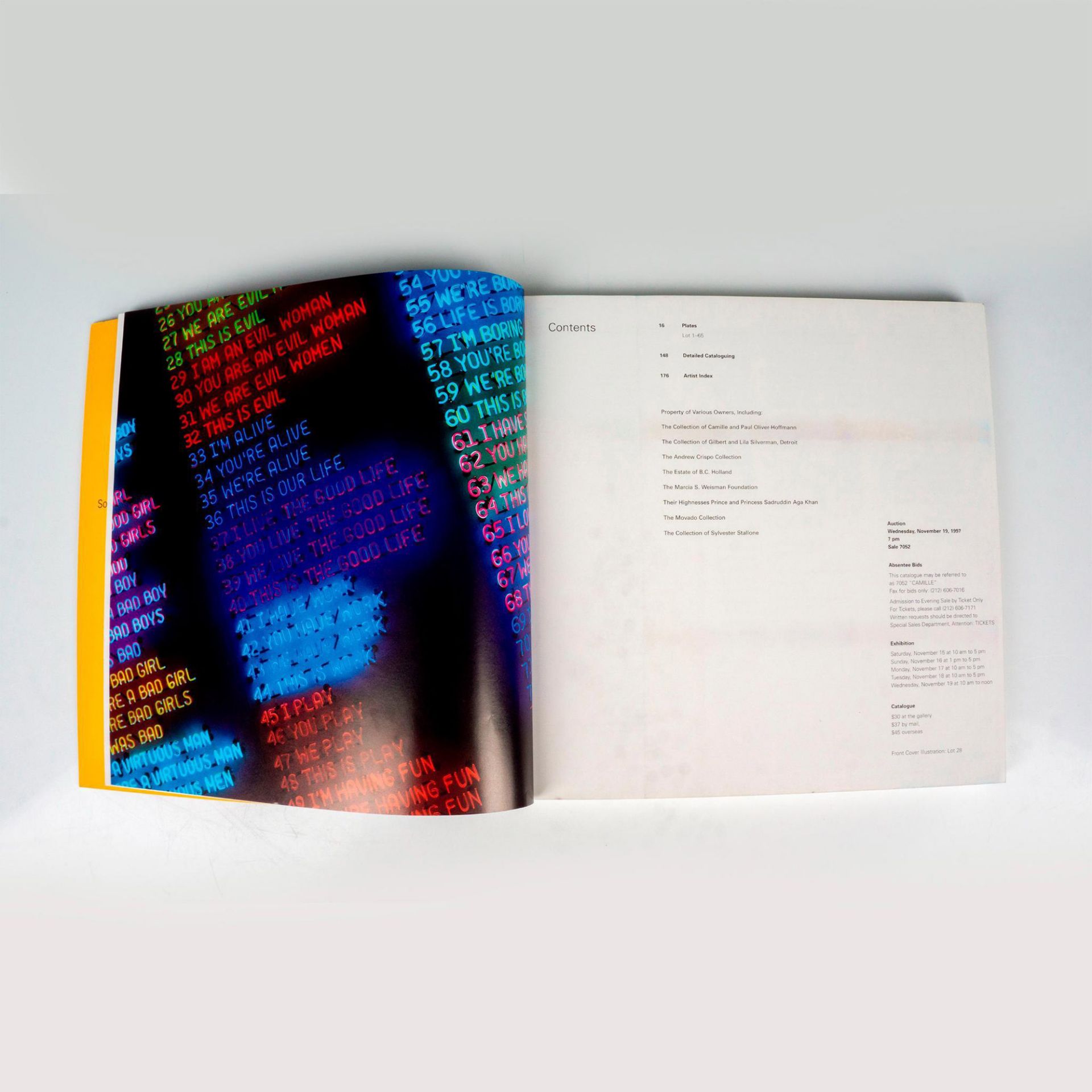 1997 Contemporary Art Part 1, Catalog by Sotheby's - Image 3 of 3