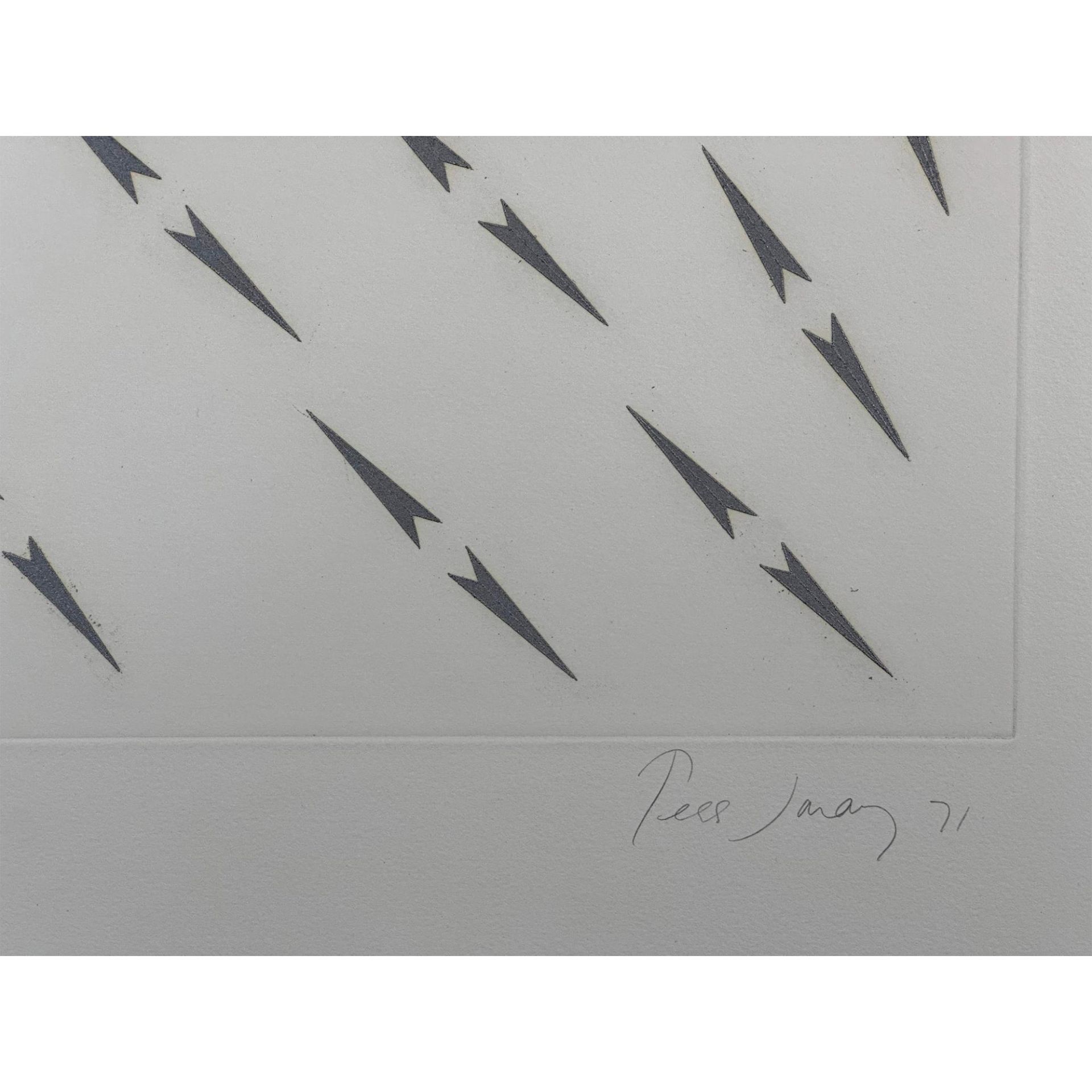 Tess Jaray (1937-) Etching From Encounter Suite (1) signed - Image 3 of 4