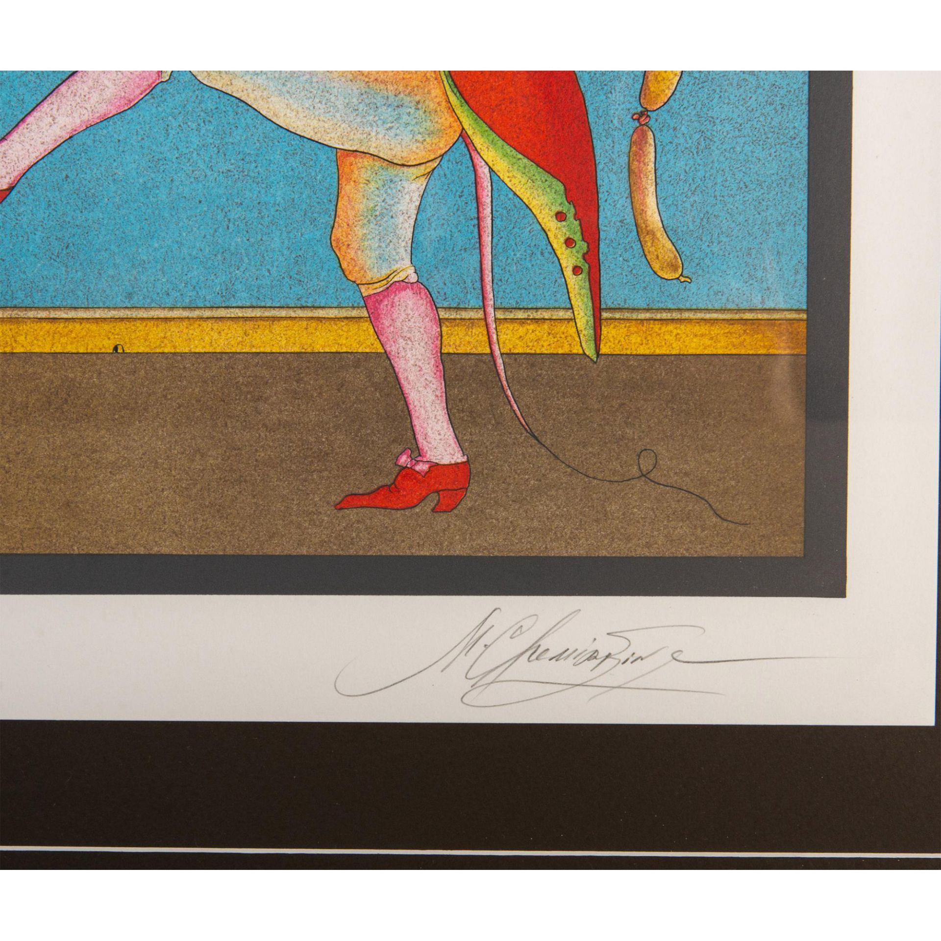 Mihail Chemiakin (Russian/French, b.1943) Color Lithograph on Velin Paper, Signed - Image 3 of 6