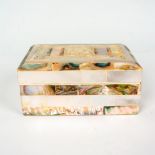 Vintage Mother of Pearl Lidded Box